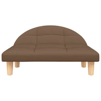 Comodo divano letto per cani 70 x 52 x 30 cm tessuto marrone 02_0042893