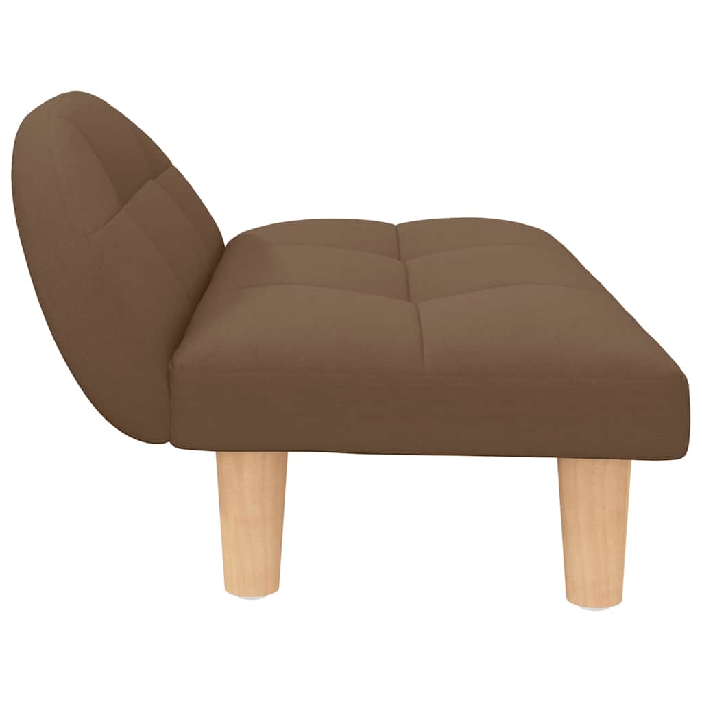 Lettino per Cani Marrone 70x52x30 cm in Tessuto 171935