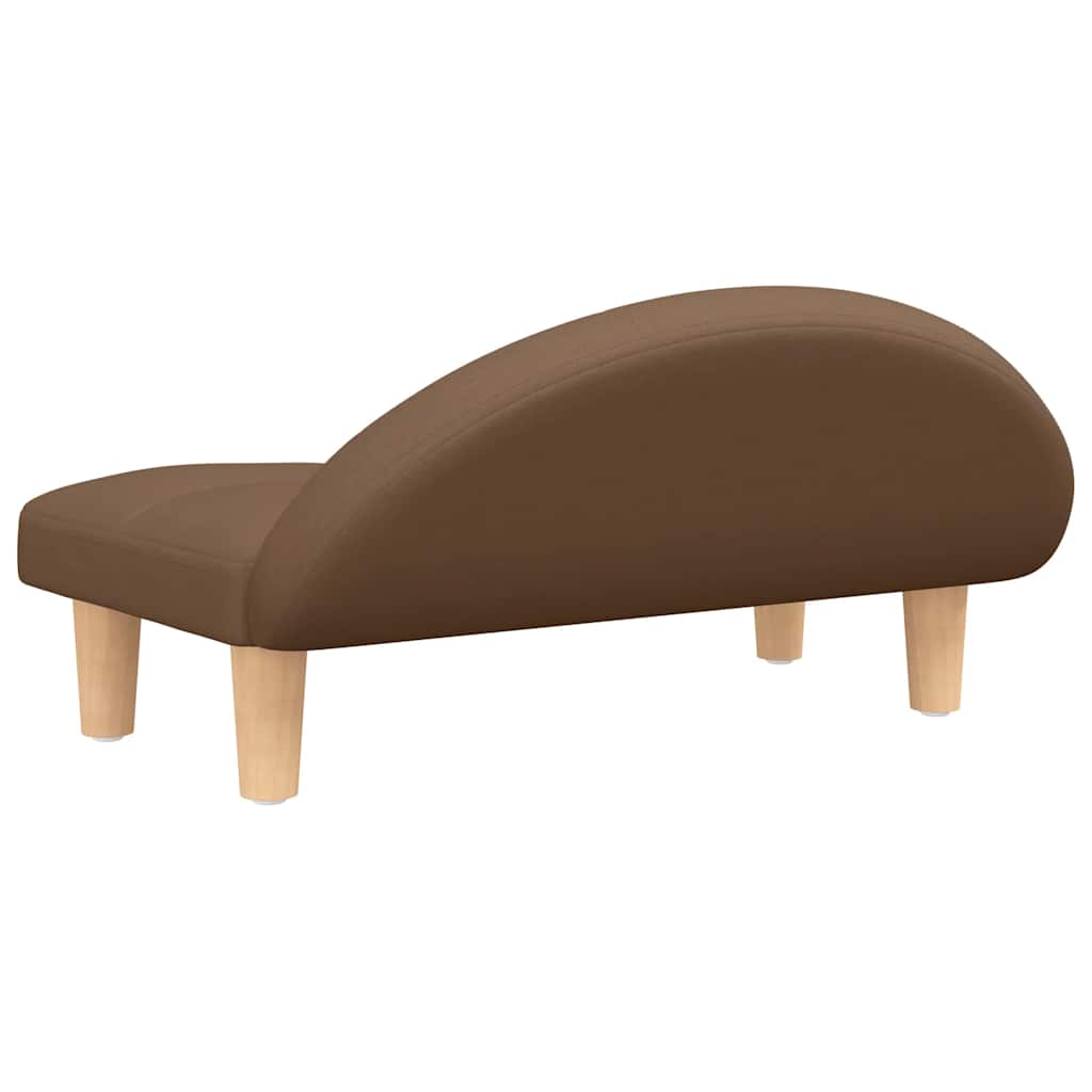 Comodo divano letto per cani 70 x 52 x 30 cm tessuto marrone 02_0042893