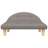 Lettino per Cani Tortora 70x52x30 cm in Tessuto 171936