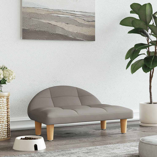 Lettino per Cani Tortora 70x52x30 cm in Tessuto