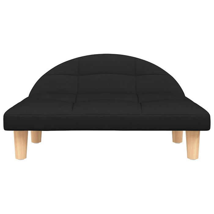 Lettino per Cani Nero 70x52x30 cm in Tessuto 171937