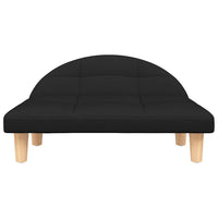 Comodo divano letto per cani 70 x 52 x 30 cm tessuto nero 02_0042894