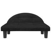 Lettino per Cani Nero 70x52x30 cm in Vellutocod mxl 119176