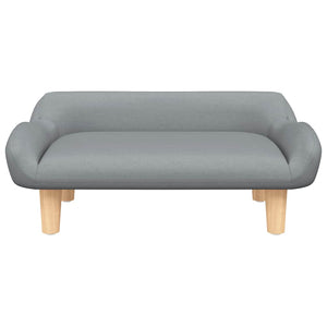 Cuccia per cani comodo divano leggero 70 x 40 x 24 cm tessuto grigio 02_0043100