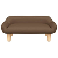 Lettino per Cani Marrone 70x40x24 cm in Tessuto