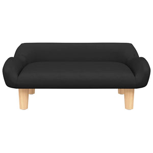 Lettino per Cani Nero 70x40x24 cm in Tessuto 171950