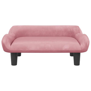 Comodo divano letto per cani 70 x 40 x 24 cm velluto rosa 02_0042795
