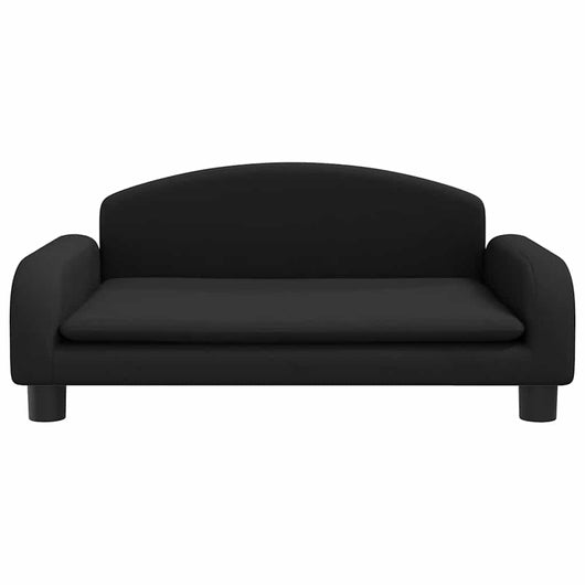 Comoda cuccia per cani cesto da divano 70 x 45 x 30 cm tessuto nero 02_0042849