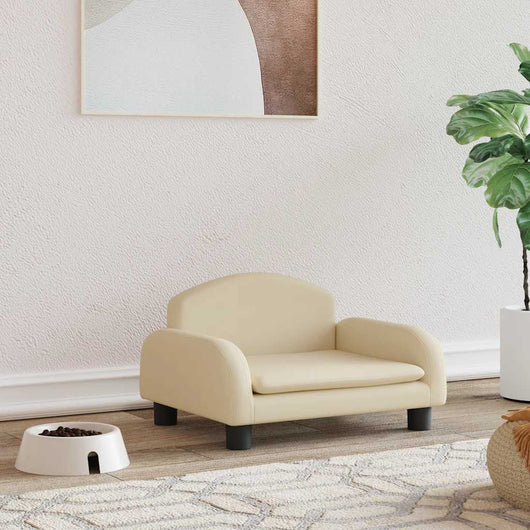 Lettino per Cani Crema 50x40x30 cm in Tessuto 171970