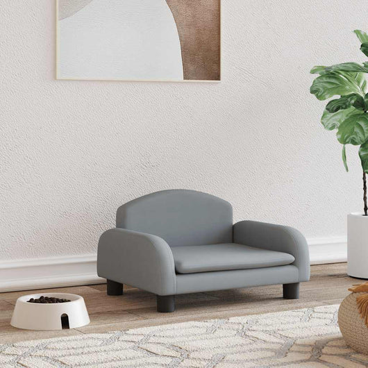 Lettino per Cani Grigio Chiaro 50x40x30 cm in Tessutocod mxl 71207