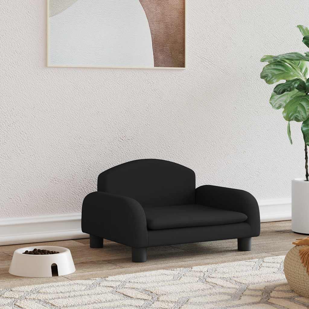 Lettino per Cani Nero 50x40x30 cm in Tessutocod mxl 119183