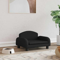 Lettino per Cani Nero 50x40x30 cm in Tessutocod mxl 119183