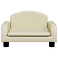 Cuccia per cani comodo divano 50 x 40 x 30 cm similpelle crema 02_0042672