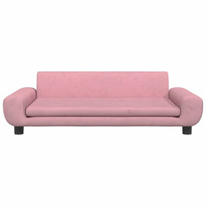 Cuccia per cani comodo divano 100 x 54 x 33 cm velluto Rosa 02_0042610
