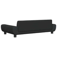 Cuccia per cani comodo divano 100 x 54 x 33 cm velluto nero 02_0042609