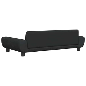 Cuccia per cani comodo divano 100 x 54 x 33 cm velluto nero 02_0042609