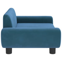 Cuccia per cani comodo divano 70 x 45 x 33 cm velluto Blu 02_0042874
