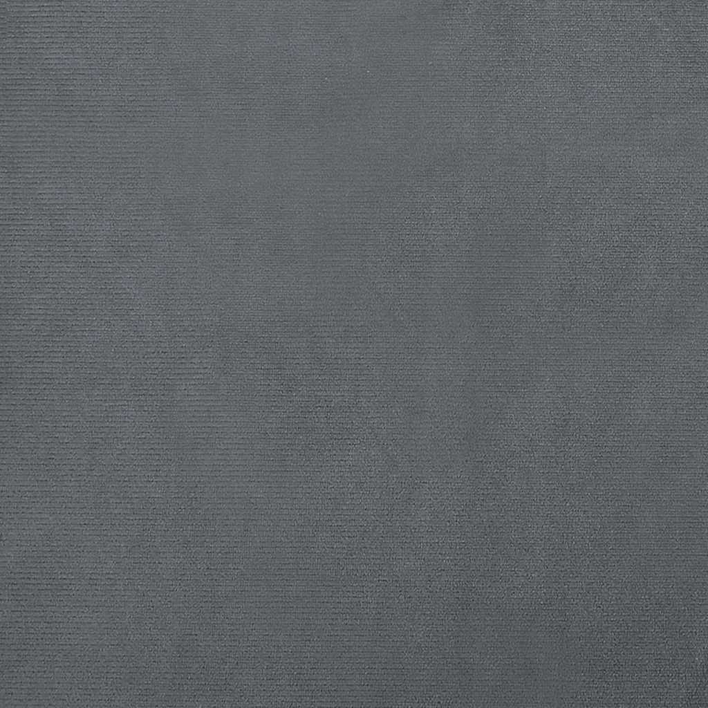 Letto per cani cestino divano comodo scuro 70 x 45 x 33 cm velluto grigio 02_0043176