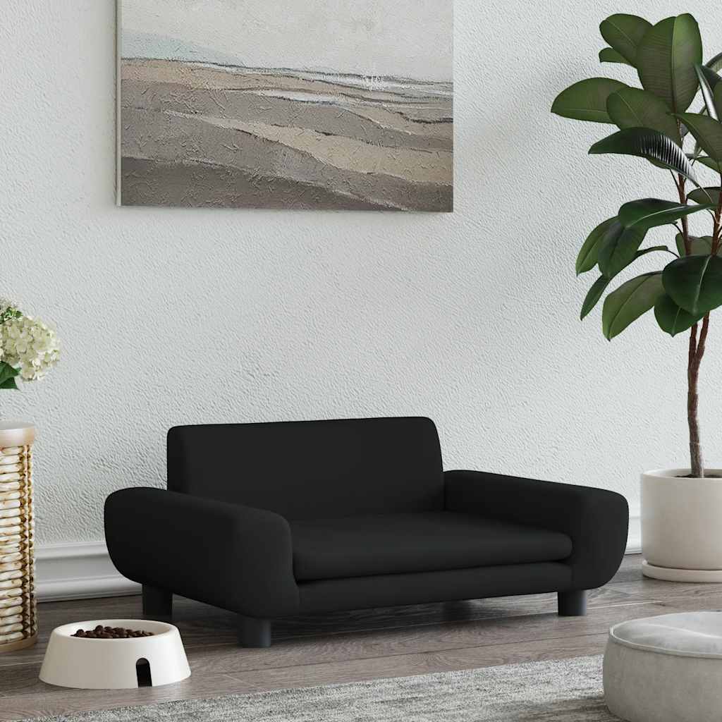 Lettino per Cani Nero 70x45x33 cm in Velluto 171992