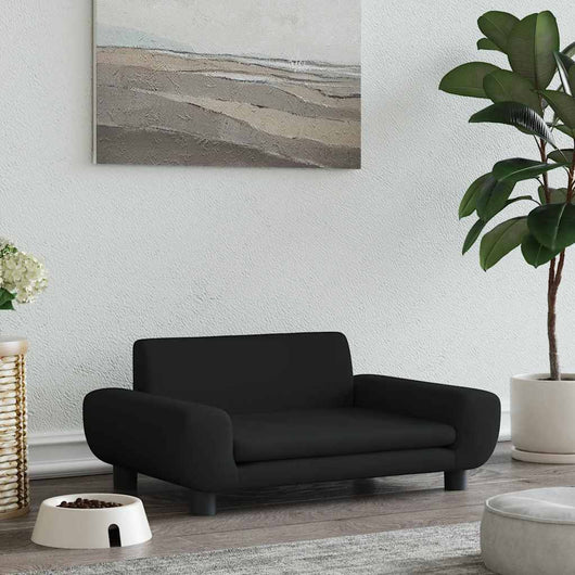 Lettino per Cani Nero 70x45x33 cm in Velluto 171992