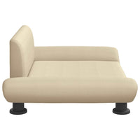 Cuccia per cani comodo divano 70 x 45 x 28 cm tessuto crema 02_0042814
