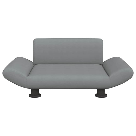 Cuccia per cani comodo divano leggero 70 x 45 x 28 cm tessuto grigio 02_0043106