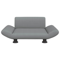 Lettino per Cani Grigio Chiaro 70x45x28 cm in Tessuto 171996