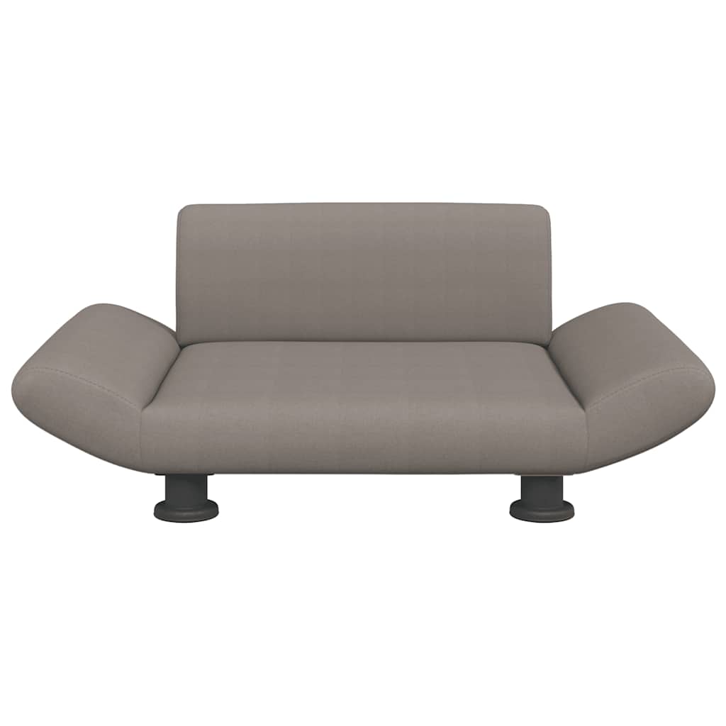 Cuccia per cani comodo divano grigio talpa 70 x 45 x 28 cm tessuto grigio talpa 02_0043203