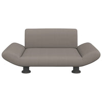 Cuccia per cani comodo divano grigio talpa 70 x 45 x 28 cm tessuto grigio talpa 02_0043203