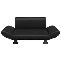 Cuccia per cani comodo divano 70 x 45 x 28 cm similpelle nera 02_0042810