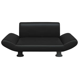 Cuccia per cani comodo divano 70 x 45 x 28 cm similpelle nera 02_0042810
