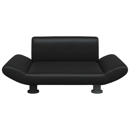 Cuccia per cani comodo divano 70 x 45 x 28 cm similpelle nera 02_0042810