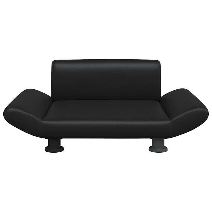 Cuccia per cani comodo divano 70 x 45 x 28 cm similpelle nera 02_0042810