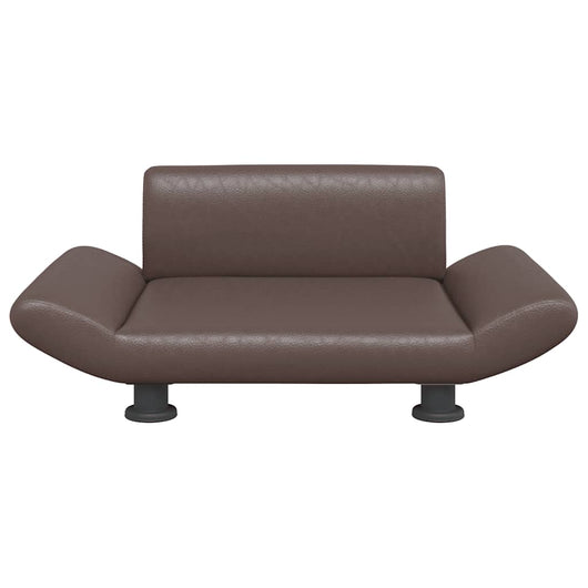 Cuccia per cani comodo divano 70 x 45 x 28 cm similpelle marrone 02_0042809