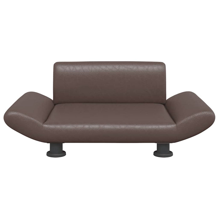Cuccia per cani comodo divano 70 x 45 x 28 cm similpelle marrone 02_0042809