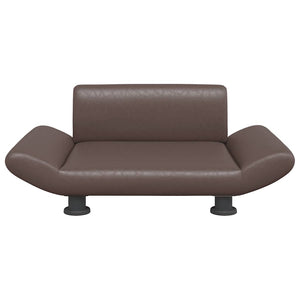 Lettino per Cani Marrone 70x45x28 cm in Similpelle 172003