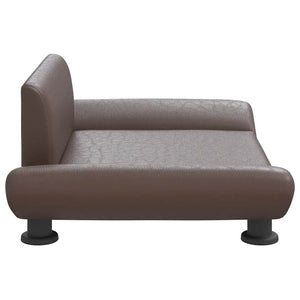 Lettino per Cani Marrone 70x45x28 cm in Similpelle 172003