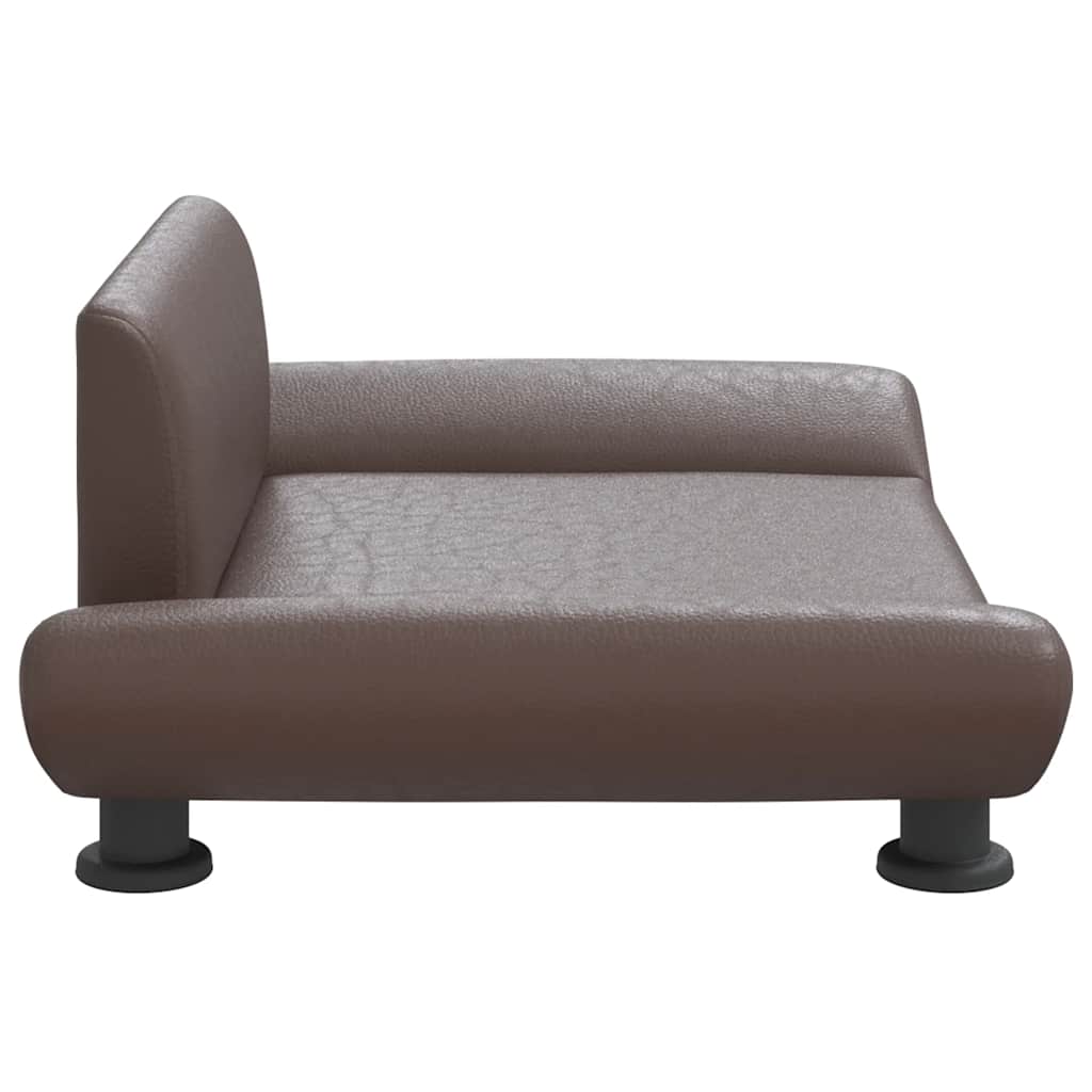Cuccia per cani comodo divano 70 x 45 x 28 cm similpelle marrone 02_0042809