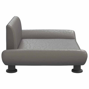 Lettino per Cani Grigio 70x45x28 cm in Similpelle