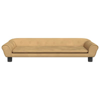 Cuccia per cani comodo divano 100 x 50 x 21 cm velluto marrone 02_0042600