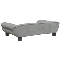 Cuccia per cani comodo divano leggero 70 x 48 x 22 cm velluto grigio 02_0043116