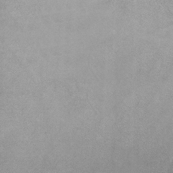 Comodo divano letto per cani con luce estensibile 100 x 50 x 30 cm velluto grigio chiaro 02_0043074