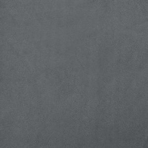 Lettino Cani con Estensione Grigio Scuro 100x50x30 cm Velluto 172021