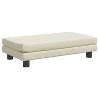 Comodo divano letto per cani con estensione 100 x 50 x 30 cm in similpelle Crema 02_0043064