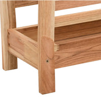 Portariviste 40x26,5x38,5 cm in Legno Massello di Noce 350348