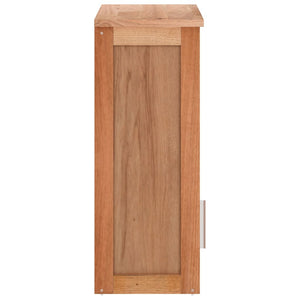 Armadietto da Bagno a Parete 42x23x60 cm Legno Massello di Noce 350357