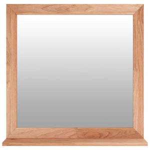 Specchio da Parete 55x55 cm in Legno Massello di Nocecod mxl 102954