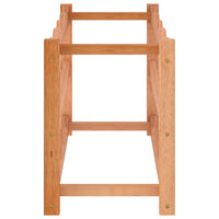 Portabottiglie per 12 Bottiglie in Legno Massello di Noce