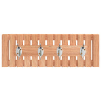 Appendiabiti da parete 42 x 8,5 x 14 cm legno massello di noce 02_0005469
